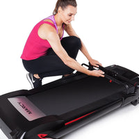 Electric Running Exercise Treadmill, Black, 245 Lb
