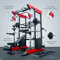 TC Q10 Smith Machine Home Gym Bundle — Lifestyle