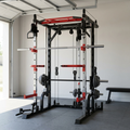 All-in-One Smith Machine & Power Rack with Dual Cable Crossover