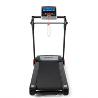 Electric Running Exercise Treadmill, Black, 245 Lb — Studio Shot