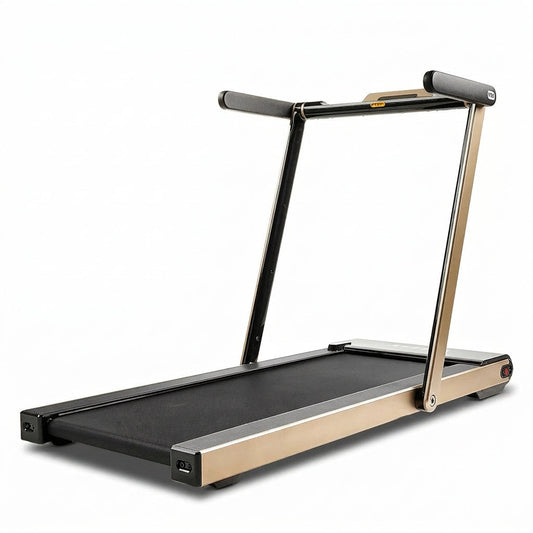 Space Saving Commercial Treadmill, Slim Motorized  W/ Speakers — Studio Shot